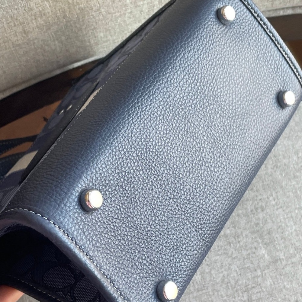 Coach Dempsey Denim 40 Tote - Picture 6 of 8